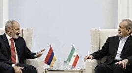 دیدار خصوصی رئیس جمهور ایران و نخست وزیر ارمنستان