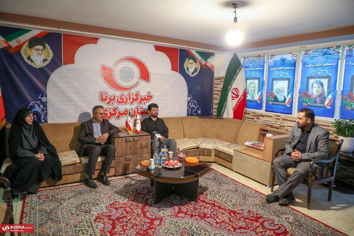 حضور مدیر کل کار استان مرکزی در دفتر برنا به مناسبت روز خبرنگار