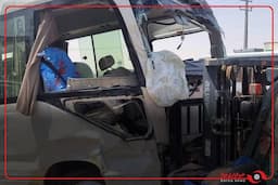 تصادف اتوبوس و مینی‌بوس حامل زائران ایرانی در محور نجف – بصره