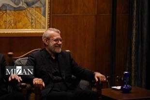 دیدار دبیرکل حزب‎الله لبنان با لاریجانی
