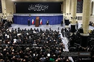 رهبر انقلاب: ملت ایران در برابر خواسته اهانت آمیز آمریکا برای گوش به فرمانی، با قدرت می‌ایستد