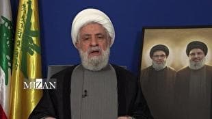 آغاز سخنرانی دبیرکل حزب‌الله لبنان