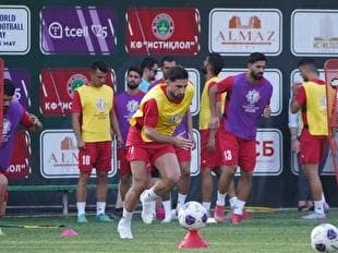 برگزاری تمرین تیم ملی فوتبال ایران پیش از شروع مسابقات کافا