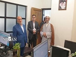 معاون منابع انسانی و امور فرهنگی قوه قضاییه از شعب دادگستری کل استان اصفهان بازدید کرد