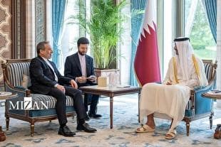 ديدار عراقچی با امیر قطر