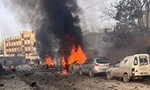 انفجار یک خودرو در حلب سوریه
