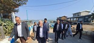 بازدید میدانی رئیس سازمان زندان‌ها برای پیگیری احیای خلیج گرگان و رونق گردشگری جزیره آشوراده