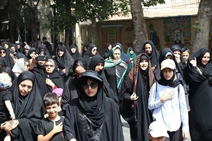 عکس| مراسم جاماندگان اربعین حسینی در بجنورد