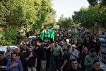 مراسم تشییع پیکر مرحوم سیدمهدی اعتصامی، فعال قرآنی اصفهان