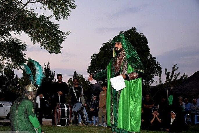 اجرای تعزیه حضرت علی‌اکبر(ع) کانون لرستان