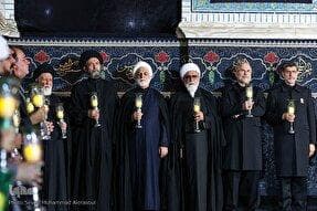 عکس | مراسم خطبه‌خوانی شب شهادت امام رضا(ع) در حرم رضوی