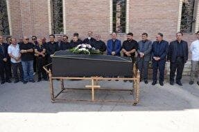 حضور استاندار آذربایجان‌غربی در مراسم تشییع پیکر مادر شهید هرمز باباخان