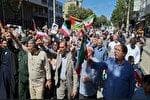 اردبیلی‌ها در راهپیمایی جمعه‌های خشم و نصر جنایت‌های صهیونیسم را محکوم کردند