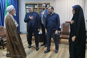 دیدار مدیرعامل خبرگزاری ایکنا با آیت الله اعرافی