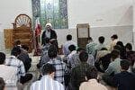مراسم جشن میلاد پیامبر اکرم (ص) و امام صادق (ع) و آغاز سال تحصیلی حوزه علمیه شهر سامن