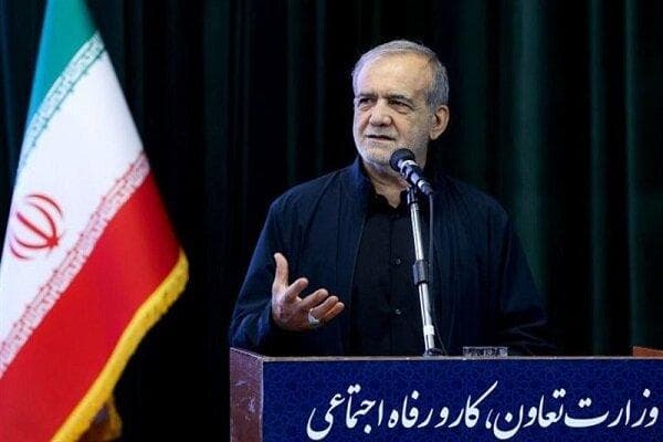 پزشکیان: ایران علاقه مند به همکاری با چین در زمینه «کمربند و راه» است