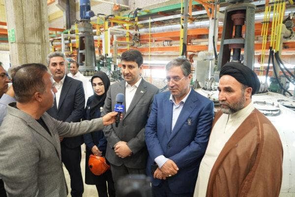 بهره‌برداری از واحد تولید پلی‌آلومینیوم کلراید در ارومیه با تأکید بر توسعه متوازن و دیپلماسی فناوری
