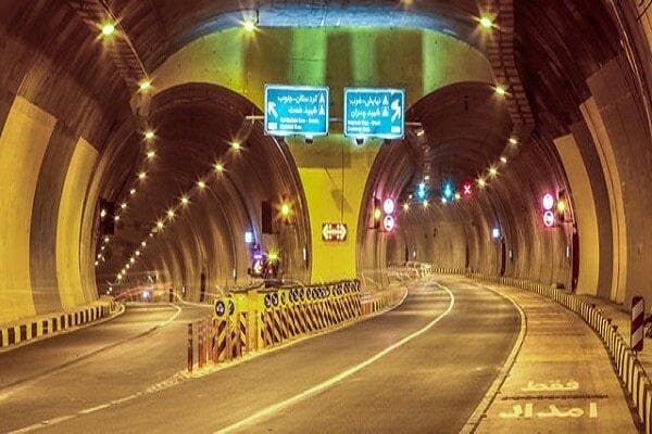 باند شمالی تونل رسالت امشب مسدود است