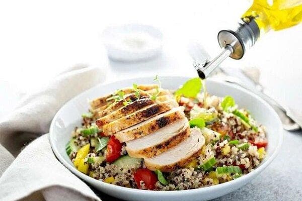 آموزش آشپزی / طرز تهیه سالاد مرغ پروتئینی