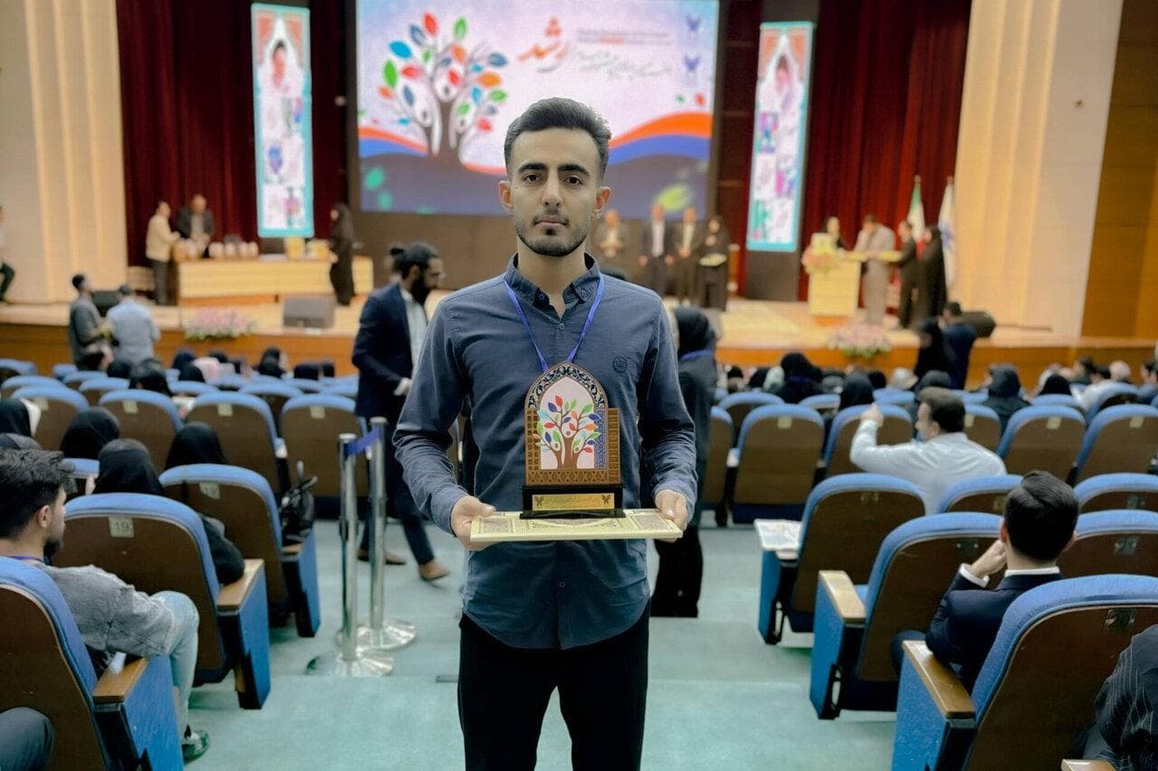 افتخارآفرینی عضو ایسکانیوز خراسان رضوی در جشنواره ملی رشد