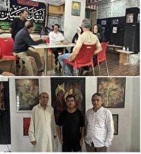 نمایشگاه هنری سالیانه «مشق اربعین» شروع به کار کرد