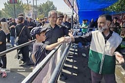 مراسم جاماندگان اربعین حسینی