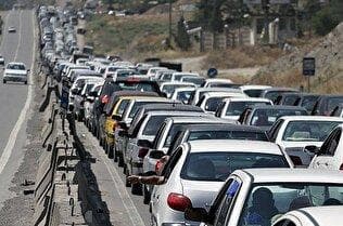 ترافیک سنگین در محور‌های منتهی به مشهد مقدس و شمال کشور
