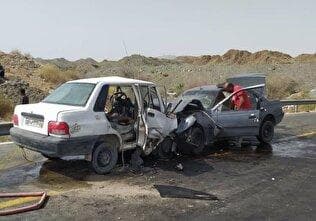 تصادف پراید و پرشیا در رباط‌کریم ۸ مصدوم برجا گذاشت