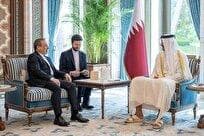 ديدار وزیر امور خارجه با امیر قطر