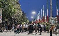 برپایی نماز جماعت با حضور گسترده زائران در گلزار شهدای بهشت زهرا (س)