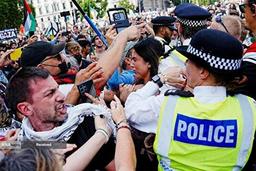 دستگیری طرفداران فلسطین در لندن