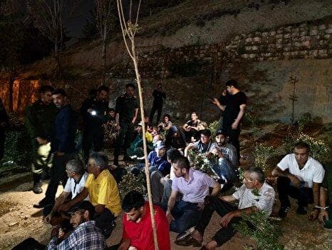 خرده فروشان مواد مخدر حاشیه اتوبان شهید چمران جمع آوری شدند