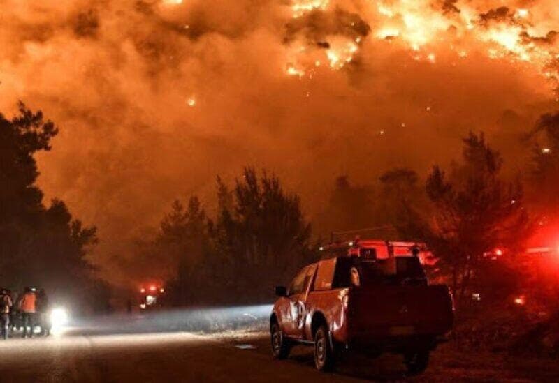 ببینید | بسته شدن تنگه داردانل با آتش سوزی جنگلی ترکیه