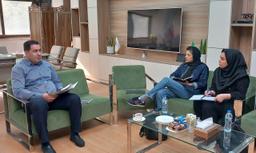 دیدار سرمربی و مدیر تیم ملی فوتسال زنان با رئیس کاروان بازی‌های کشورهای اسلامی