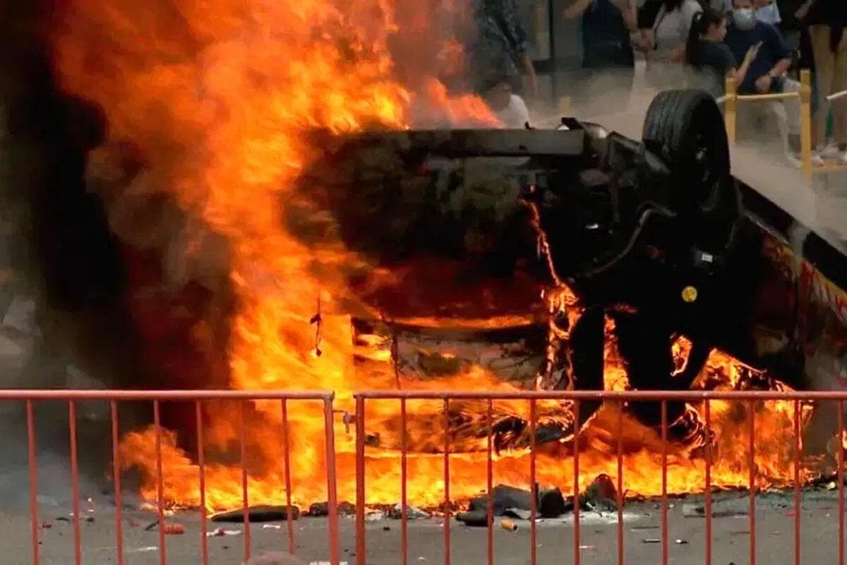 ببینید | اولین تصاویر از انفجار خودرو در تل‌آویو