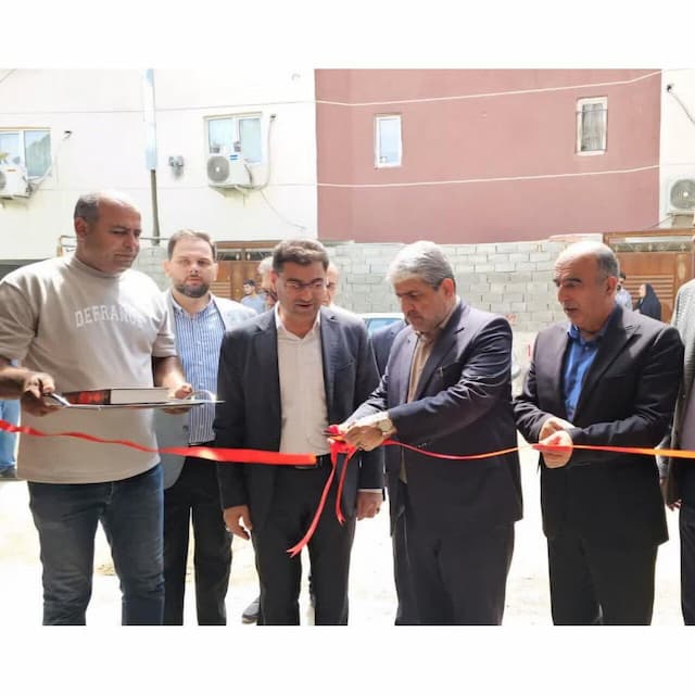 افتتاح ۱۰۴ واحد مسکونی نهضت ملی مسکن شهرستان نکا