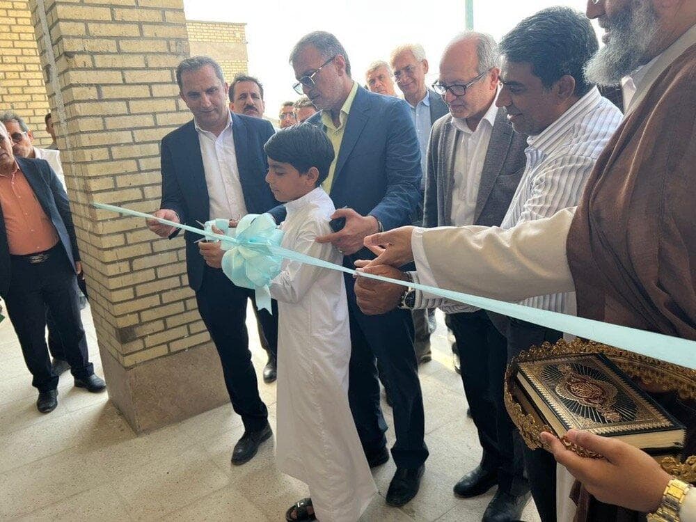 افتتاح مدرسه ۶ کلاسه گوران شهاب در قشم