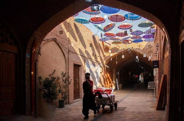عکس/ محله عودلاجان تهران در زمان سلطنت ناصرالدین‌شاه قاجار