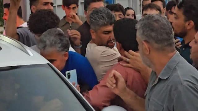 ببینید | درگیری در کمپ حجازی هنگام خروج رامین رضاییان
