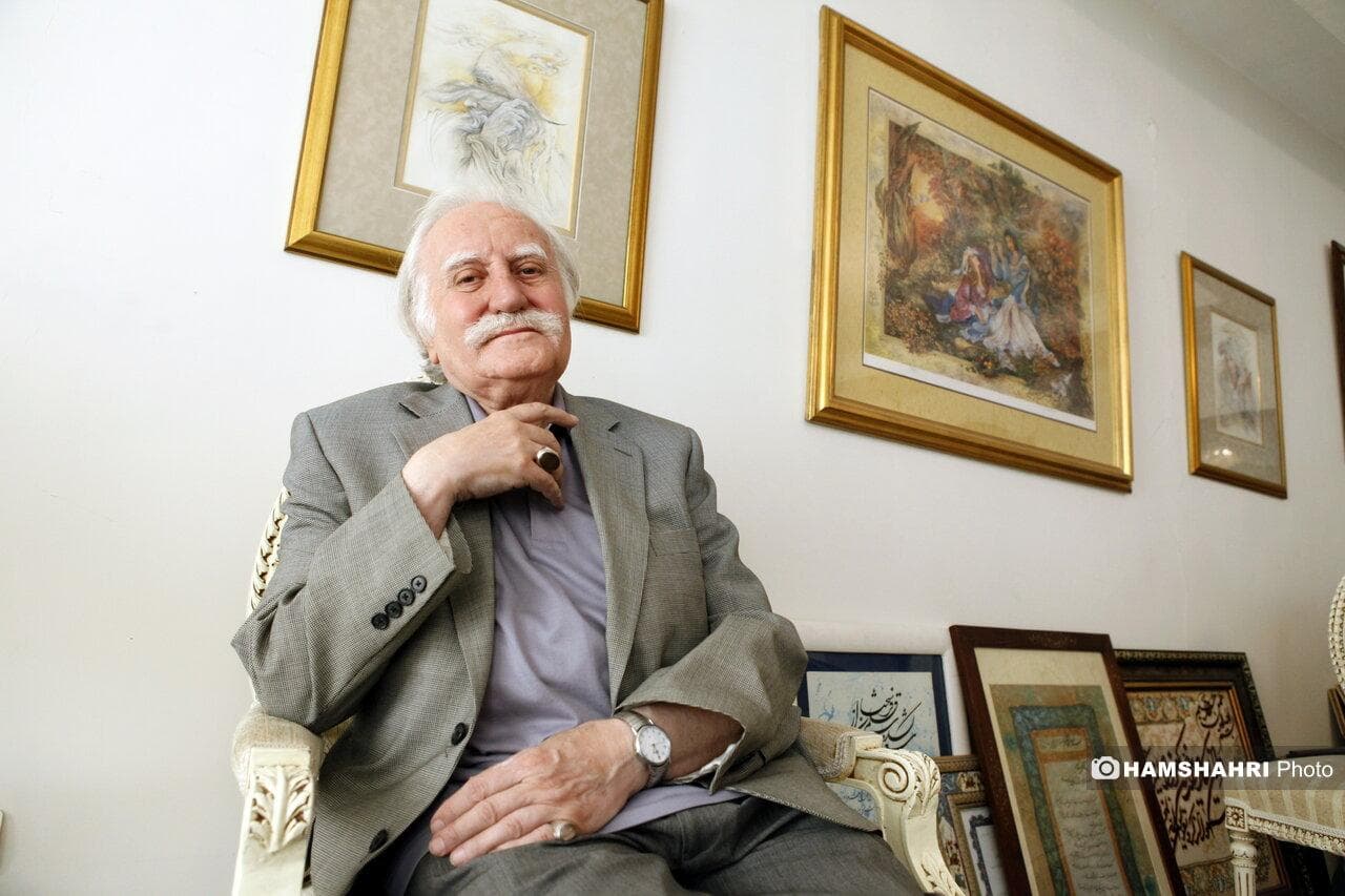 همسر استاد فرشچیان: او می‌گفت حتی طاقت دیدن خوردن چکش به قبر امام حسین(ع) را ندارم | ویدئو