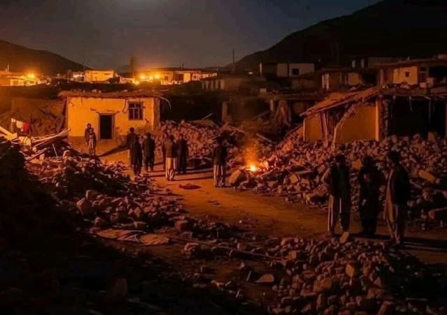 لحظه‌ وقوع زمین‌لرزه‌ای ۶ ریشتری در افغانستان با صدها کشته و زخمی + ویدئو