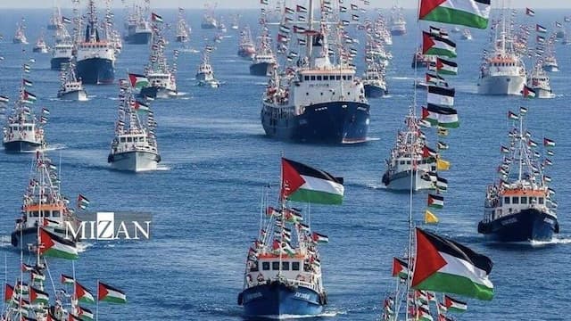 سلبریتی‌ها در راه غزه+ تصاویر | ماجرای بزرگ‌ترین کارناوال دریایی دنیا را شنیده‌اید؟ | ۷۰ کشتی از ۴۴ کشور در مسیر شکست طولانی‌ترین محاصره قرن ۲۱