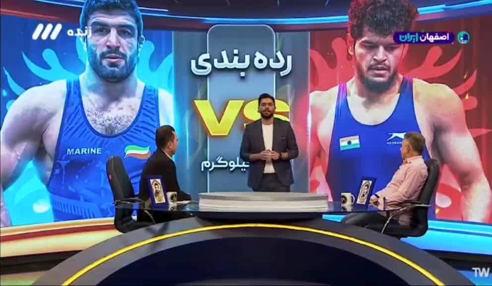 پاسخ تند مجری تلویزیون به کشتی‌گیر آمریکایی بعد از توهین به کامران قاسم‌پور + ویدئو