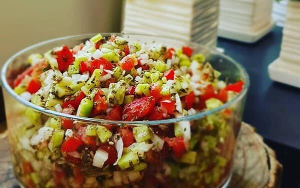 طرز تهیه سالاد شیرازی