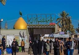 دستان پُر اعجاز حله برای زائران اربعین/ به سمت زیارتگاه بی‌بی شریفه در جنوب شرق کربلا