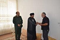 دیدار مسئول دفتر نمایندگی ولی فقیه در سپاه مرند با خانواده سرباز شهید مهدی معرفتی