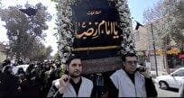 کاروان عزای خادمیاران رضوی در کاشان