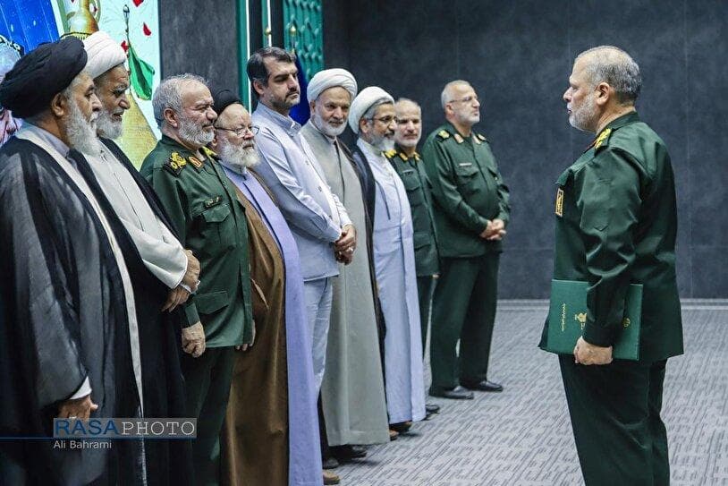 آئین تکریم و معارفه فرمانده سپاه استان قم
