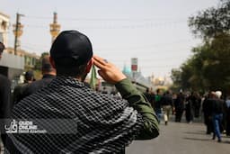 مراسم آیینی جاماندگان اربعین حسینی در مشهد