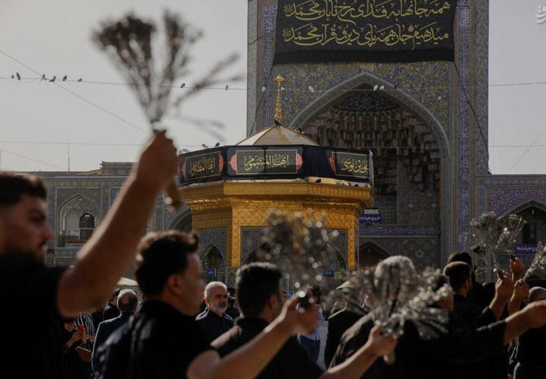 عزای غریب بقیع در حرم غریب توس